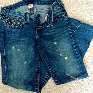 Bejeweled True Religion Boot Cut Jeans